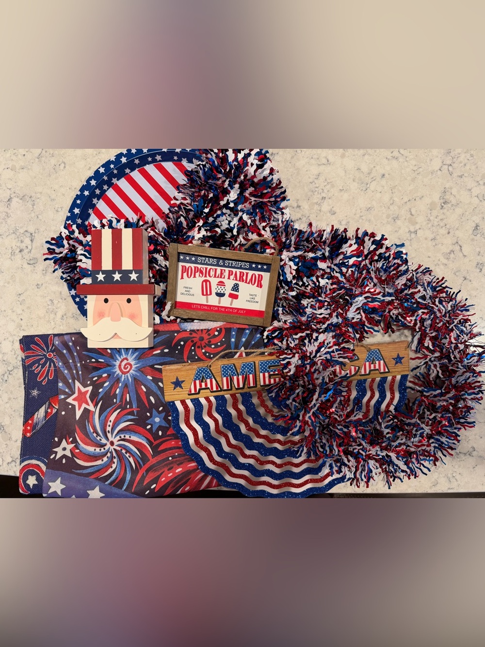 Patriotic bundle. Year around decor.